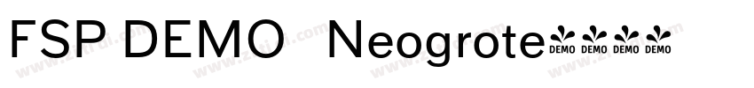 FSP DEMO   Neogrote字体转换